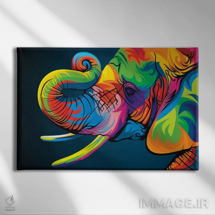 تابلو فیل اثر باب ویر - نمای روبهرو روی دیوار
