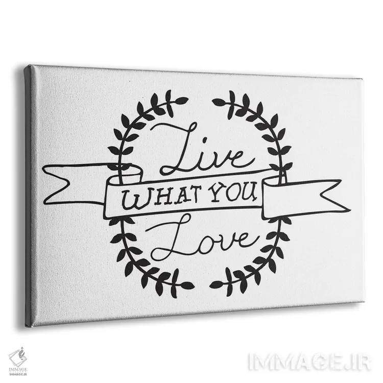 تابلو آنچه را دوست داری زندگی کن I اثر فایو بای فایو کالکتیو - نمای پرسپکتیو محصول