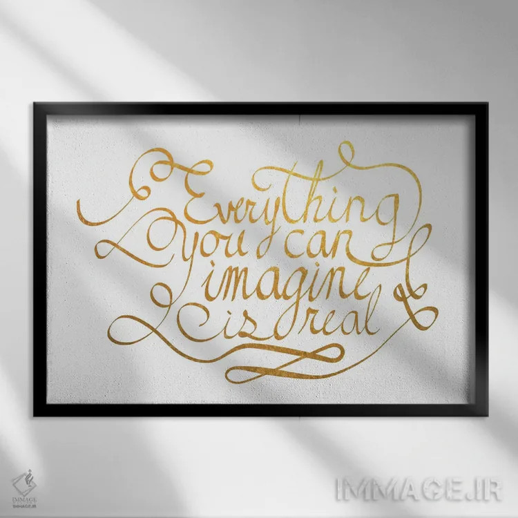 تابلو هر چیزی که بتوانی تصور کنی III اثر فایو بای فایو کالکتیو - نمای قابدار مشکی