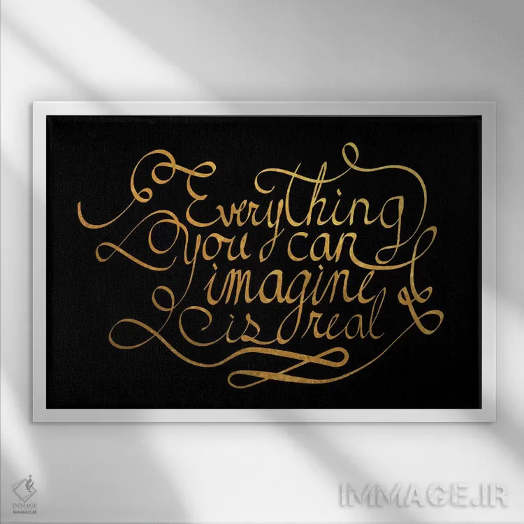 تابلو هر چیزی که بتوانی تصور کنی IV اثر فایو بای فایو کالکتیو - نمای قابدار سفید