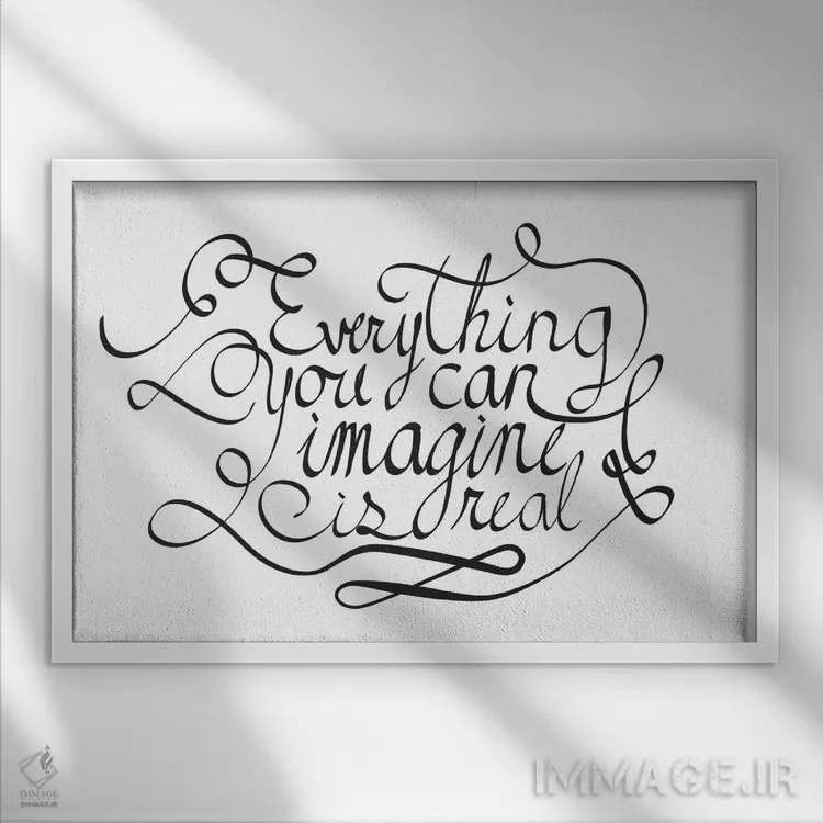 تابلو هر چیزی که بتوانی تصور کنی I اثر فایو بای فایو کالکتیو - نمای قابدار سفید