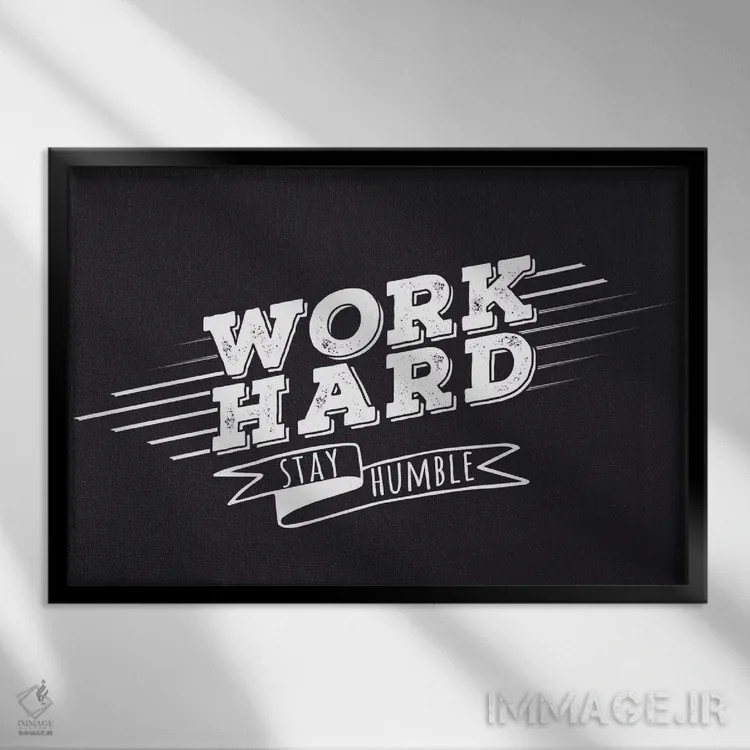 تابلو سخت تلاش کن II اثر فایو بای فایو کالکتیو - نمای قابدار مشکی