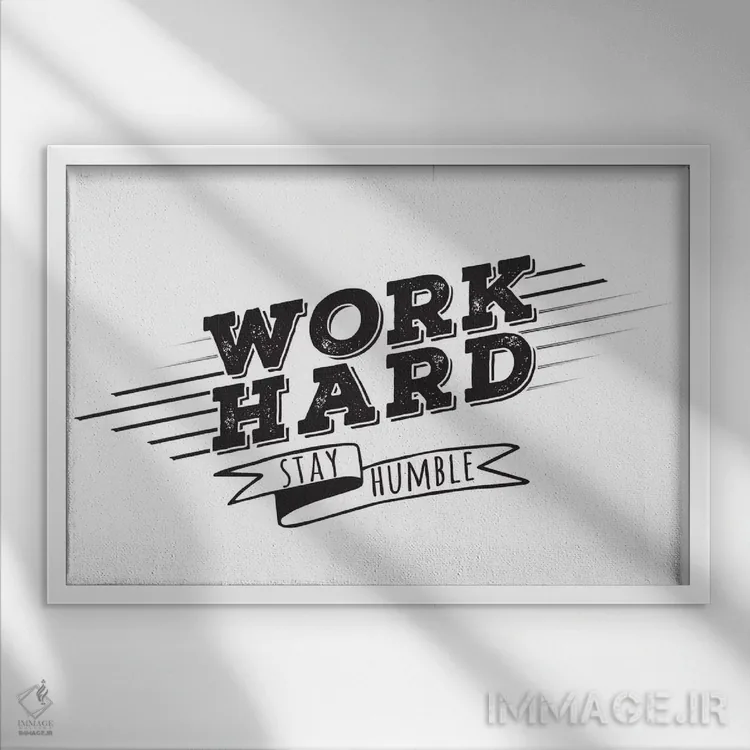 تابلو سخت تلاش کن I اثر فایو بای فایو کالکتیو - نمای قابدار سفید