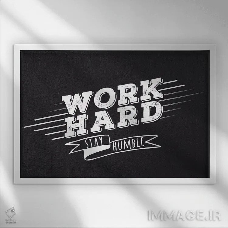 تابلو سخت تلاش کن II اثر فایو بای فایو کالکتیو - نمای قابدار سفید