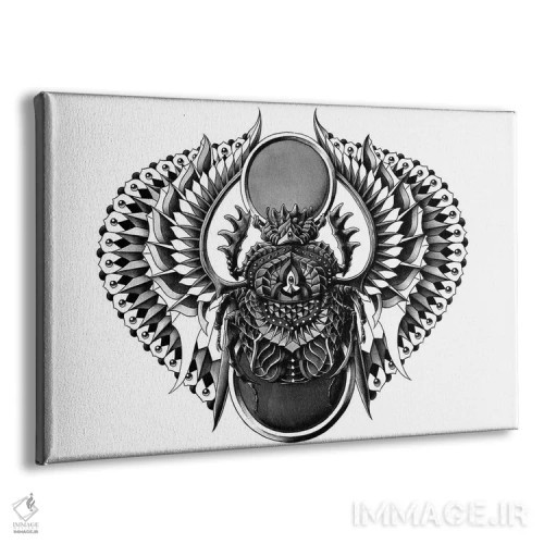 تابلو سوسک مصری (اسکاراب) اثر بیوورکز - نمای پرسپکتیو محصول