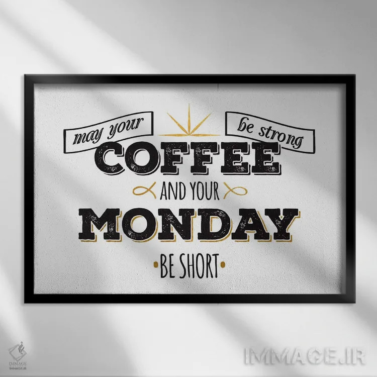 تابلو آرزوی تو باد III اثر فایو بای فایو کالکتیو - نمای قابدار مشکی