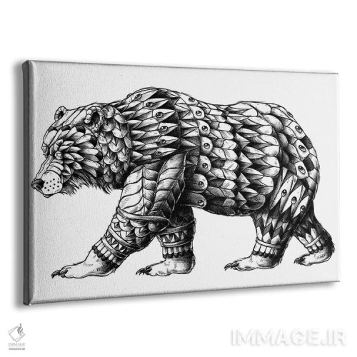 تابلو خرس کالیفرنیا اثر بیوورکز - نمای پرسپکتیو محصول