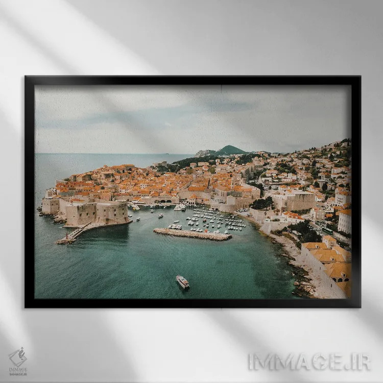 تابلو ایربی اثر کریستا برادوی - نمای قابدار مشکی