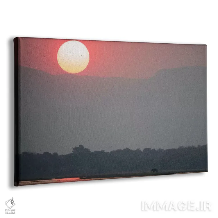 تابلو غروب باشکوه، رودخانه زامبزی اثر بیل یانگ - نمای پرسپکتیو محصول