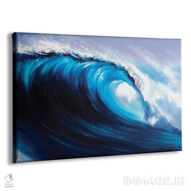 تابلو قلب اقیانوس اثر بُژنا فوخس - نمای پرسپکتیو محصول