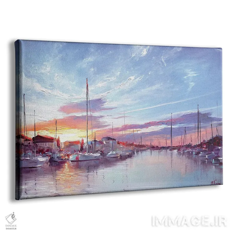 تابلو غروب در پرکو، کرواسی اثر بُژنا فوخس - نمای پرسپکتیو محصول