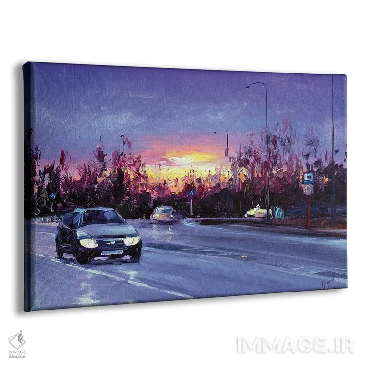 تابلو در راه بازگشت به خانه اثر بُژنا فوخس - نمای پرسپکتیو محصول