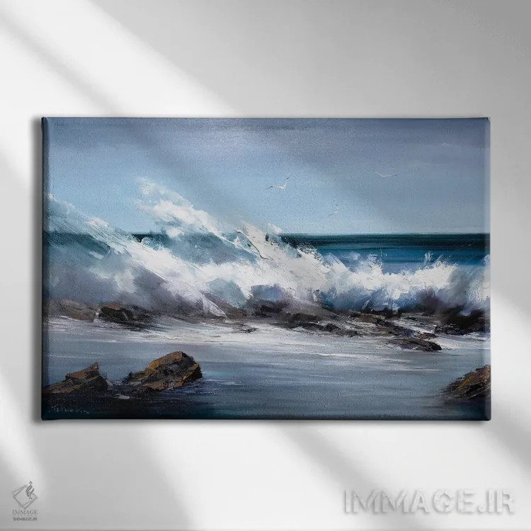 تابلو آزادی اثر بُژنا فوخس - نمای روبهرو روی دیوار