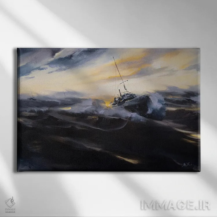 تابلو فاتح اثر بُژنا فوخس - نمای روبهرو روی دیوار