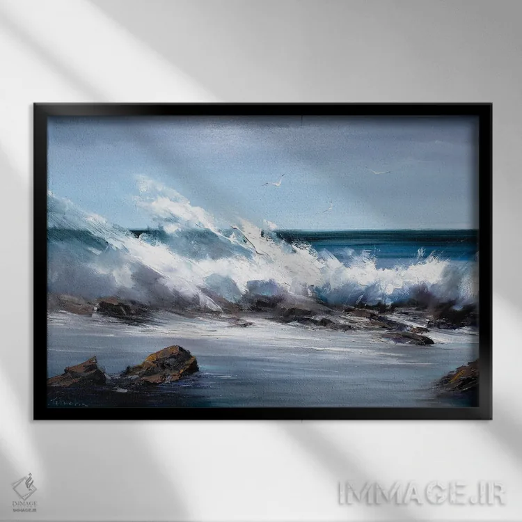 تابلو آزادی اثر بُژنا فوخس - نمای قابدار مشکی