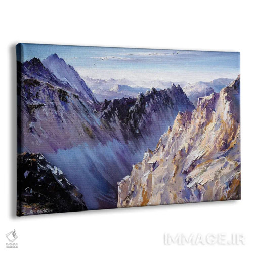 تابلو شکوه کوهستانها اثر بُژنا فوخس - نمای پرسپکتیو محصول