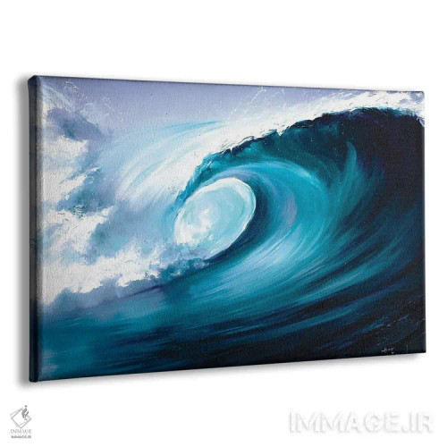 تابلو سمفونی پاشش دریا اثر بُژنا فوخس - نمای پرسپکتیو محصول