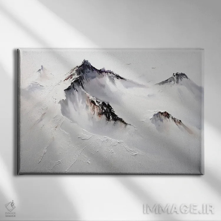 تابلو سرخوشی کوهستانی اثر بُژنا فوخس - نمای روبهرو روی دیوار