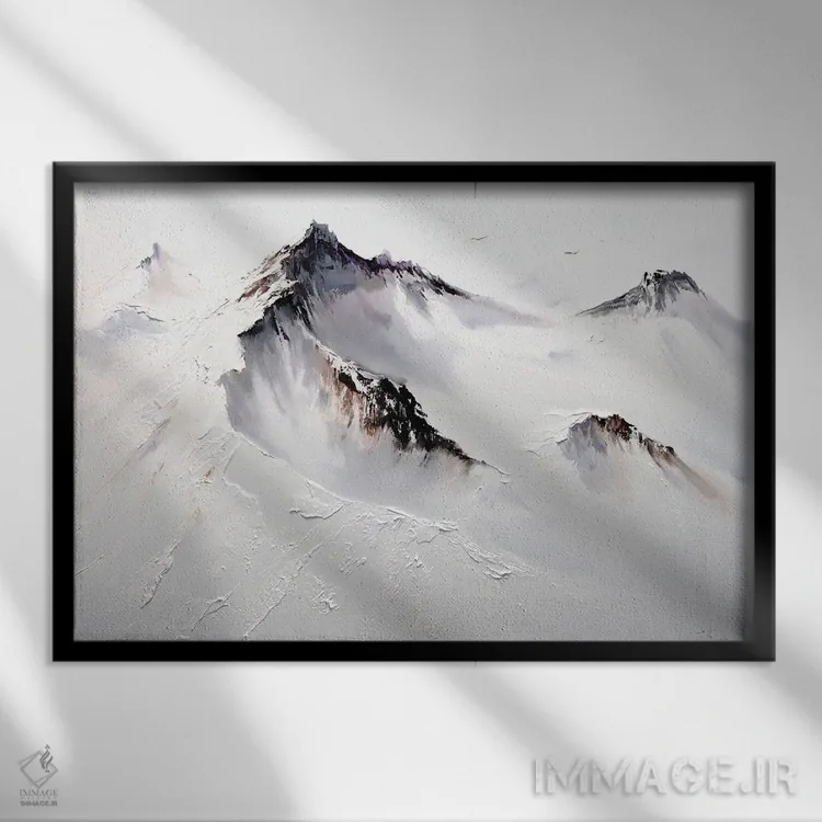 تابلو سرخوشی کوهستانی اثر بُژنا فوخس - نمای قابدار مشکی