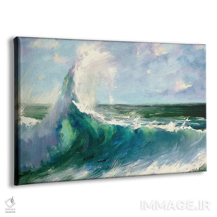 تابلو موج کوبنده اثر بُژنا فوخس - نمای پرسپکتیو محصول