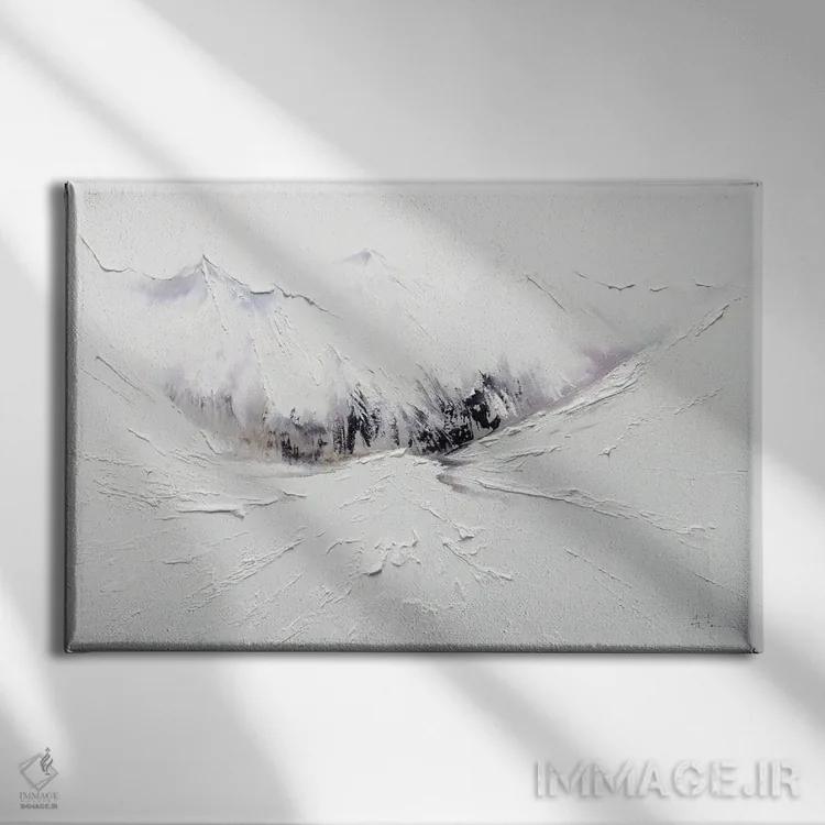 تابلو آرامش آلپ اثر بُژنا فوخس - نمای روبهرو روی دیوار