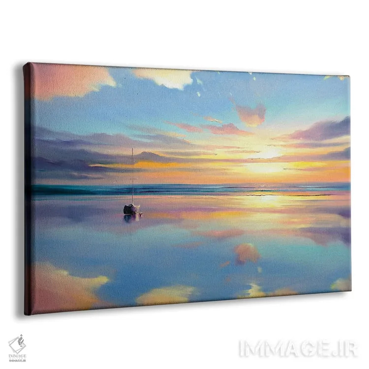 تابلو جایی که آسمان به آب میرسد اثر بُژنا فوخس - نمای پرسپکتیو محصول