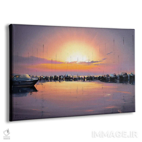 تابلو مارینا در اولین نور صبحگاهی اثر بُژنا فوخس - نمای پرسپکتیو محصول