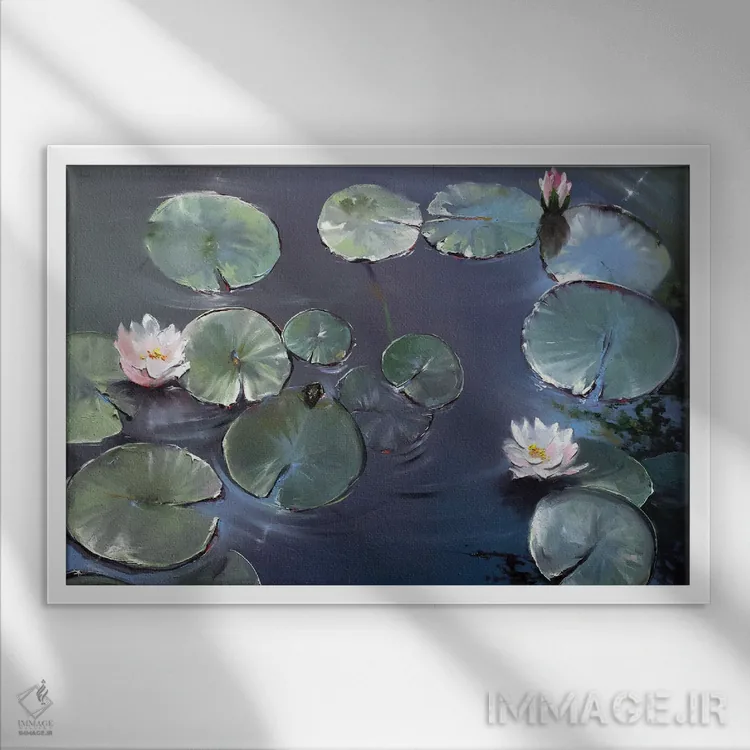 تابلو بیداری بهار اثر بُژنا فوخس - نمای قابدار سفید