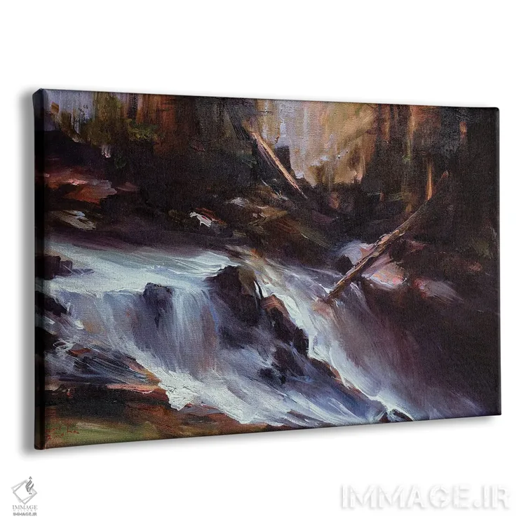 تابلو جریان کوهستانی اثر بُژنا فوخس - نمای پرسپکتیو محصول