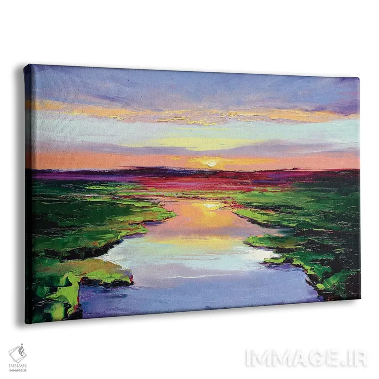 تابلو رنگهای صبحگاهی اثر بُژنا فوخس - نمای پرسپکتیو محصول