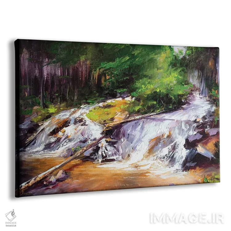 تابلو آبشار در گلن فشی (کِرنگورمز، اسکاتلند) اثر بُژنا فوخس - نمای پرسپکتیو محصول