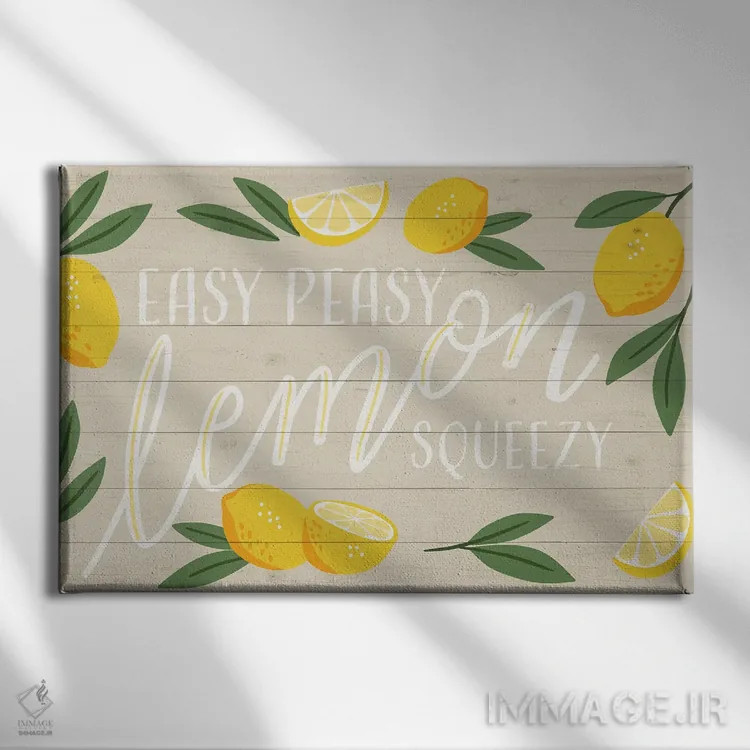 تابلو کاملاً ساده (اصطلاح عامیانه) اثر کارولین آلفردز - نمای روبهرو روی دیوار