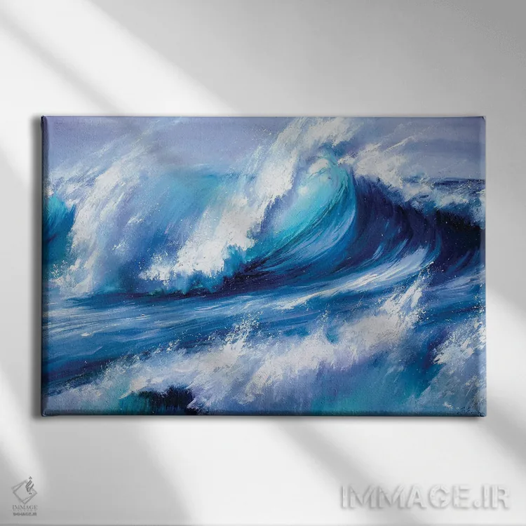 تابلو جان گرفتن اثر بُژنا فوخس - نمای روبهرو روی دیوار