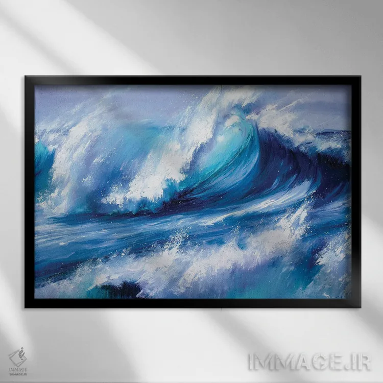 تابلو جان گرفتن اثر بُژنا فوخس - نمای قابدار مشکی