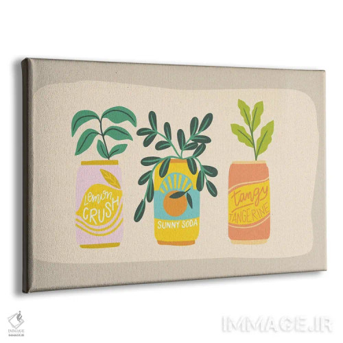 تابلو کنسرو میوهها اثر کارولین آلفردز - نمای پرسپکتیو محصول