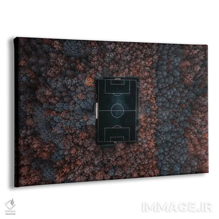 تابلو بازی در جنگل اثر کارمین کیریاکو - نمای پرسپکتیو محصول