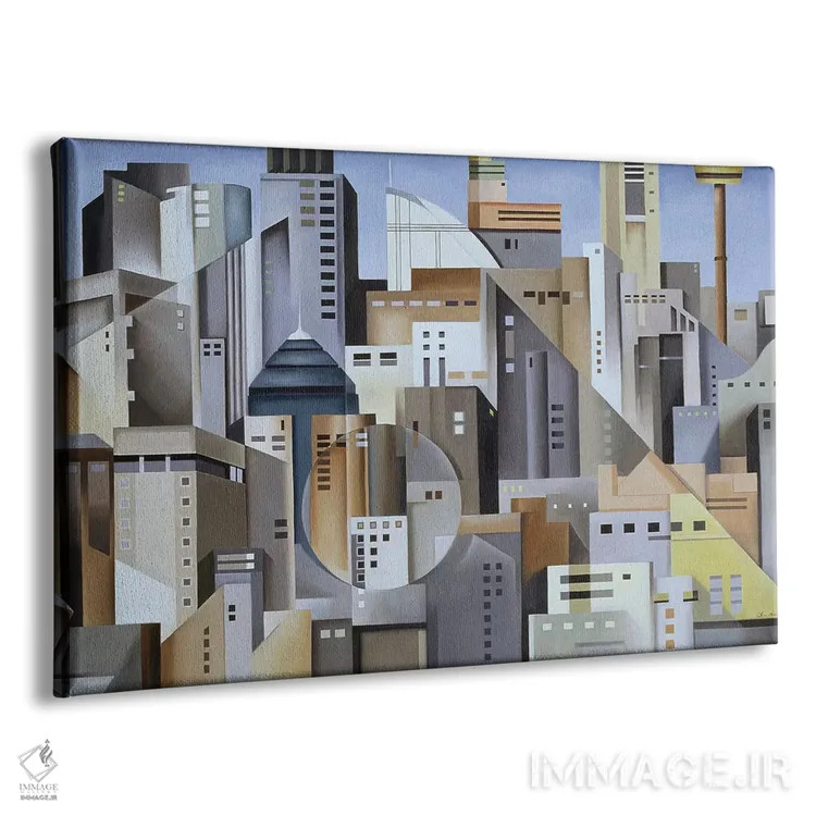 تابلو ترکیببندی رو به شرق اثر کترین ایبل - نمای پرسپکتیو محصول