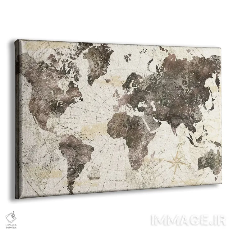 تابلو سرزمین نو (لاتین) اثر طراحی CAD (استودیو طراحی دیجیتال) - نمای پرسپکتیو محصول