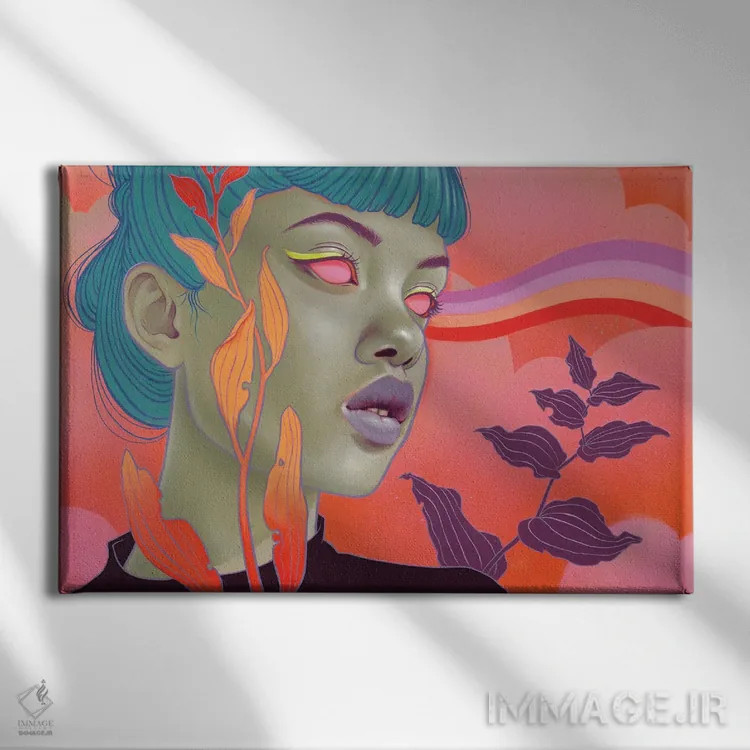 تابلو کوالسکره (ادغام لاتین) اثر کایا کوپمن - نمای روبهرو روی دیوار