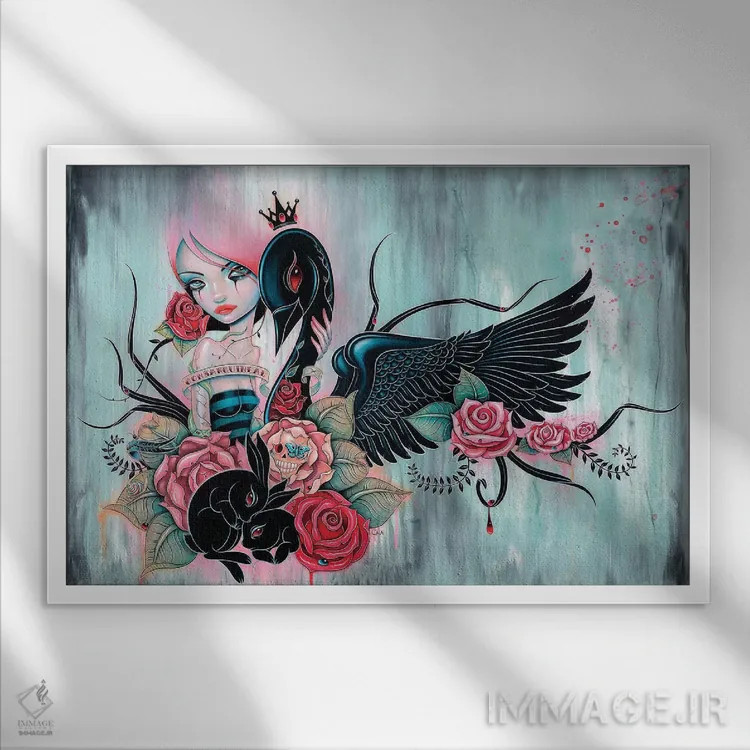 تابلو متصل اثر کایا کوپمن - نمای قابدار سفید