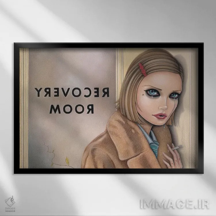 تابلو مارگو (نام خاص) اثر کایا کوپمن - نمای قابدار مشکی