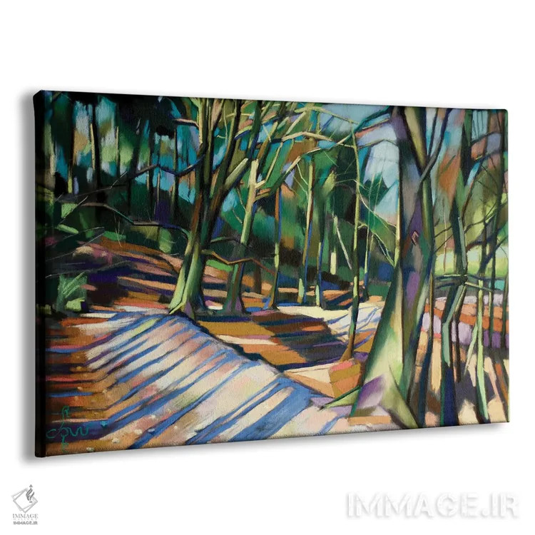 تابلو برگ ان دال ۱۹-۱۲-۲۳ (تاریخ و مکان هلندی) اثر کُرنه آکرز - نمای پرسپکتیو محصول