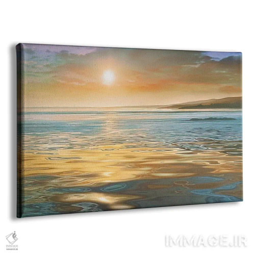 تابلو آرامش غروب اثر مایک کالاسیبتا - نمای پرسپکتیو محصول