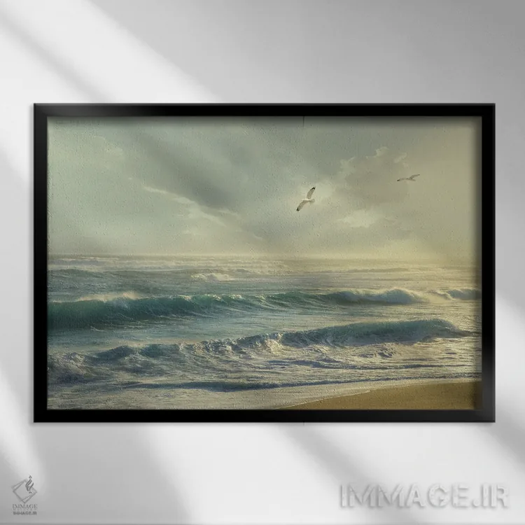 تابلو مسیر خانه اثر مایک کالاسیبتا - نمای قابدار مشکی