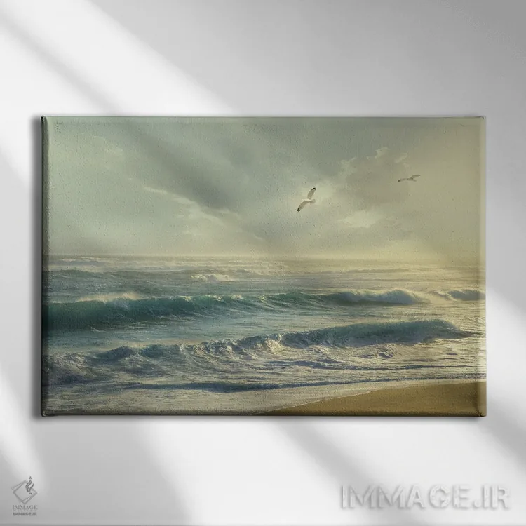 تابلو مسیر خانه اثر مایک کالاسیبتا - نمای روبهرو روی دیوار