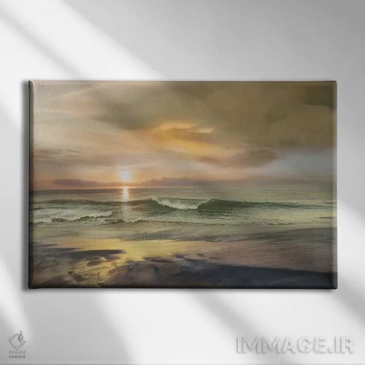 تابلو مونتری (شهر ساحلی آمریکا) اثر مایک کالاسیبتا - نمای روبهرو روی دیوار