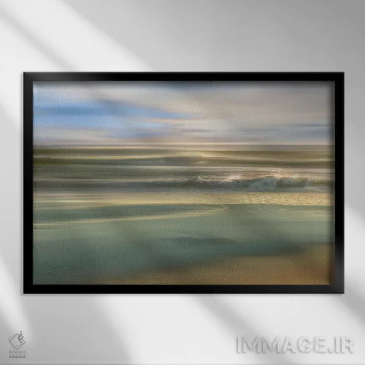 تابلو نور توپاز اثر مایک کالاسیبتا - نمای قابدار مشکی