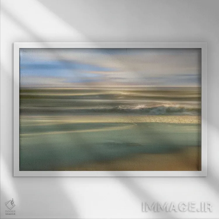 تابلو نور توپاز اثر مایک کالاسیبتا - نمای قابدار سفید