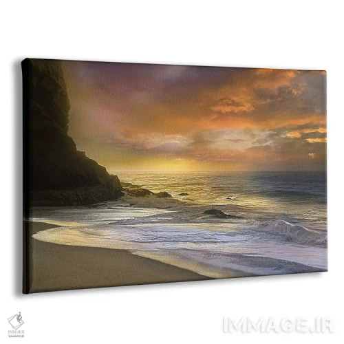 تابلو آتش صبحگاهی اثر مایک کالاسیبتا - نمای پرسپکتیو محصول