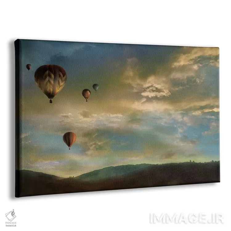 تابلو قرار در غروب خورشید اثر مایک کالاسیبتا - نمای پرسپکتیو محصول